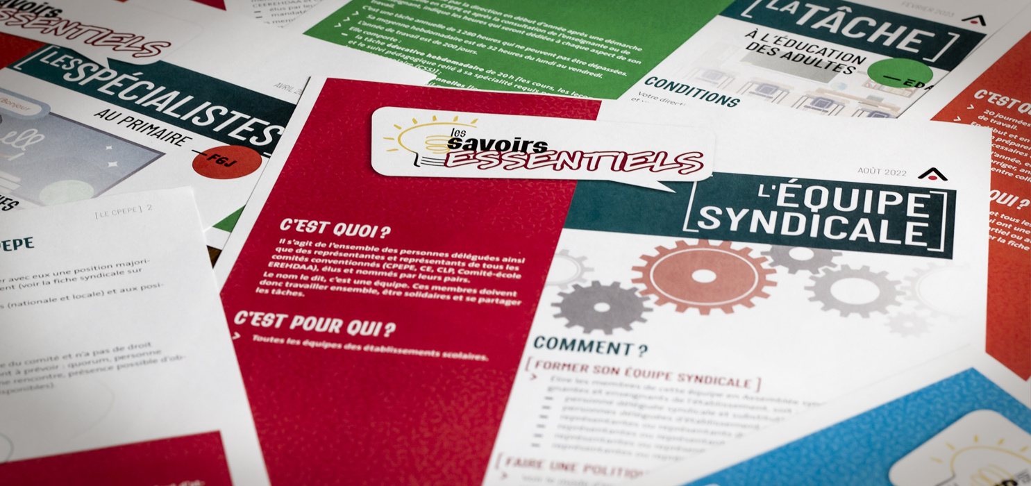 Membres en manifestation